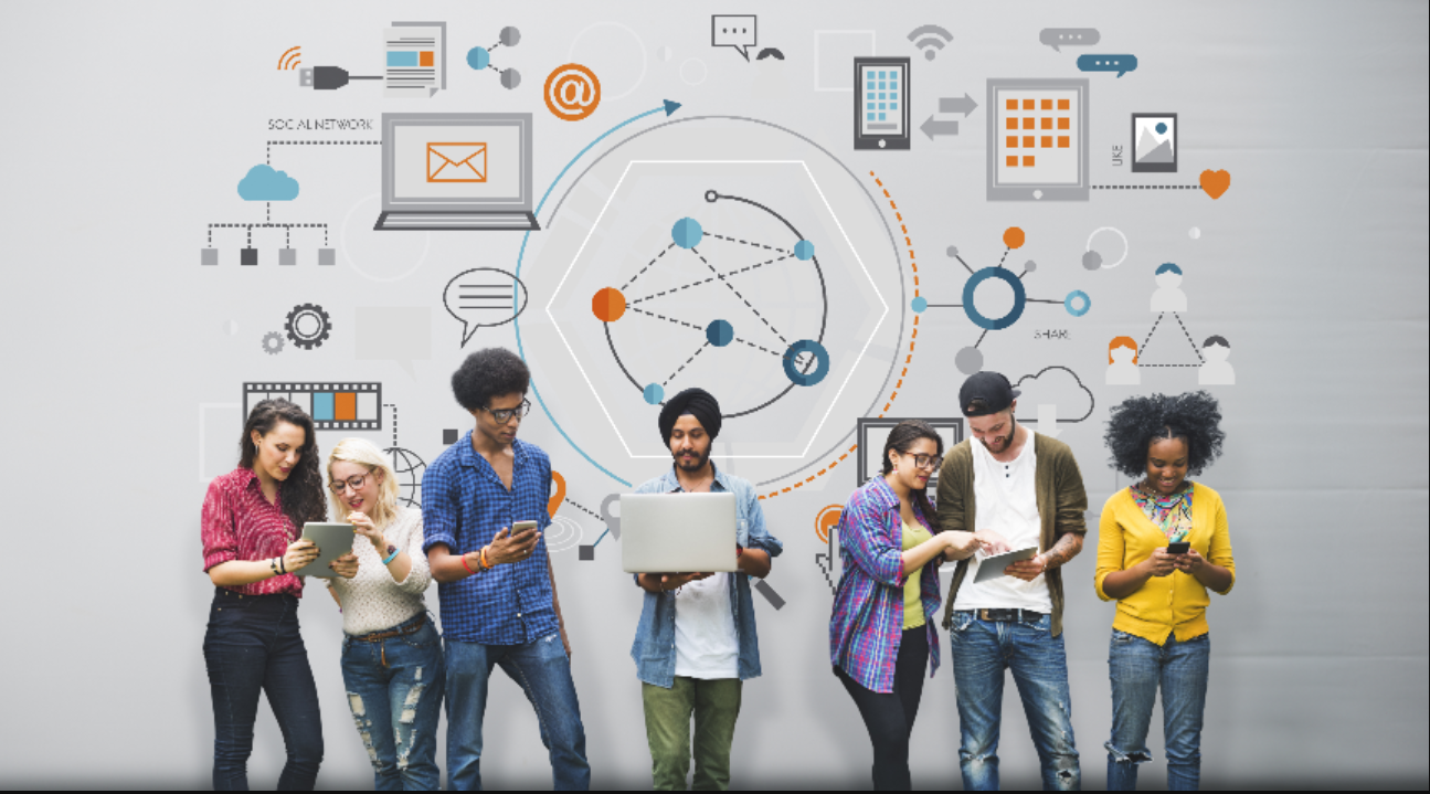 Diaspora network impact and global connections infographic